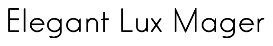 Elegant Lux Mager font